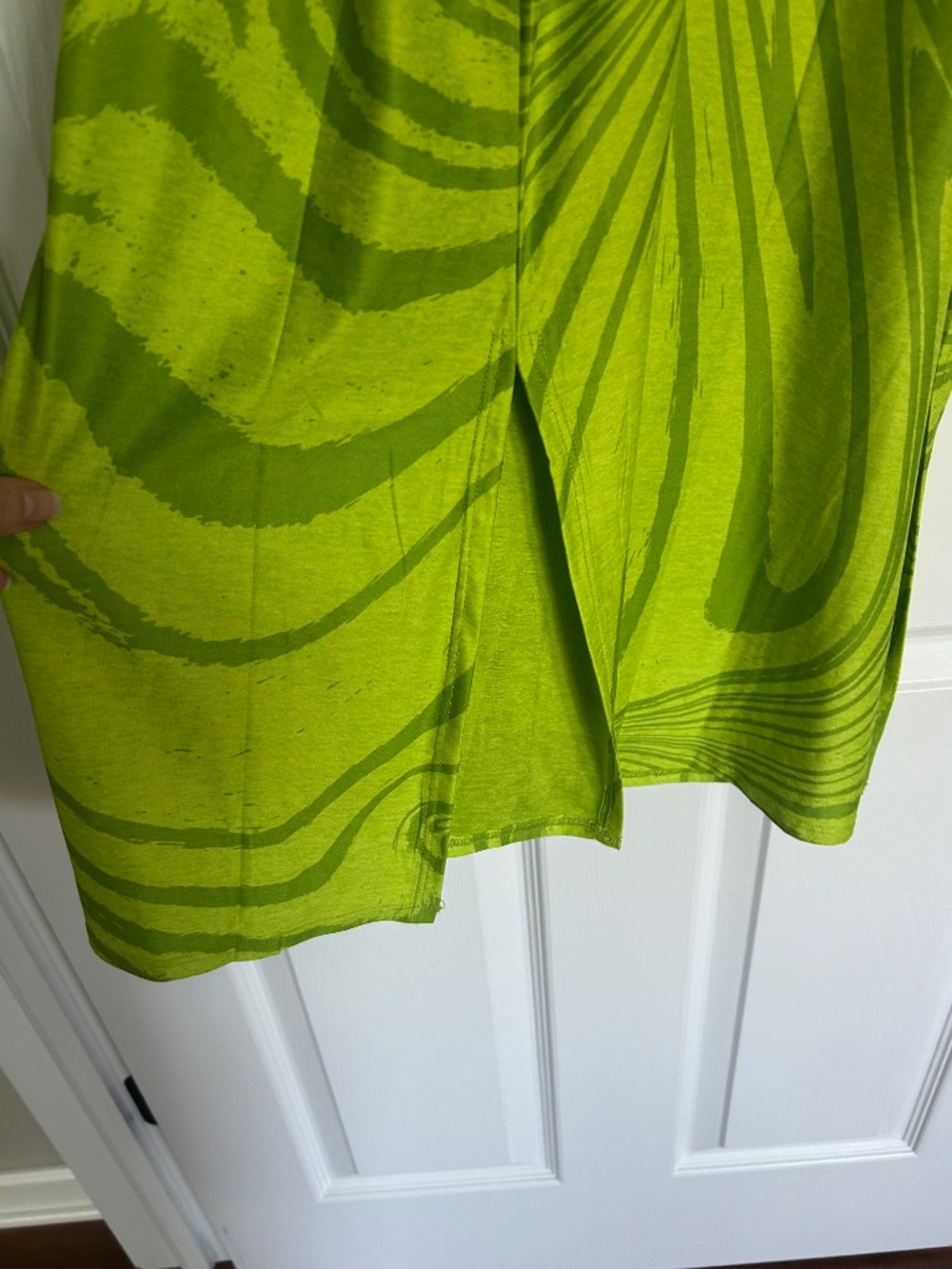 Beyond Yoga Green Marbled Racerback Spaghetti Strap Dress - Size S; NWT - Picture 6 of 6